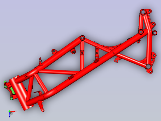 摩托车架俯视缩略图
