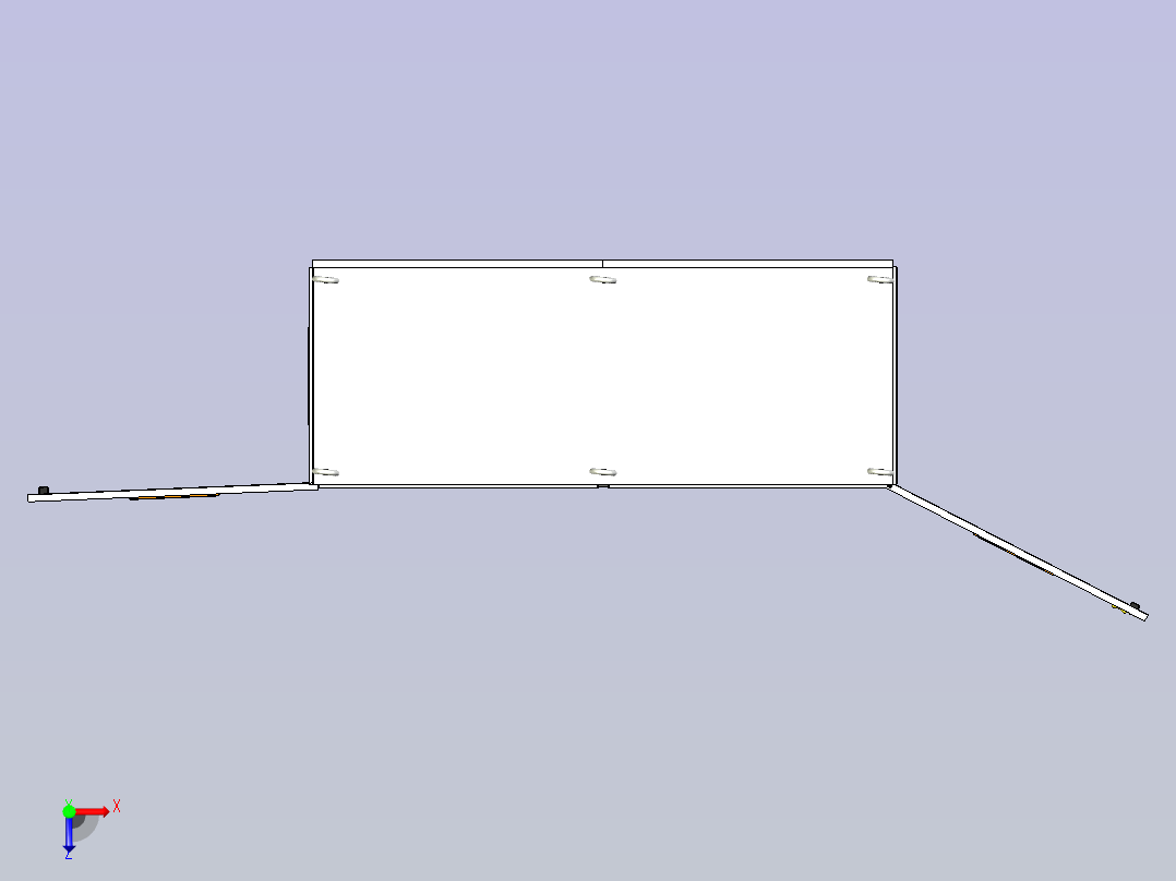 仿威图双电源120A交流接触器控制柜俯视图