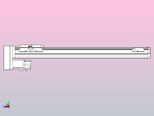 滚珠丝杠直线轴内置导轨TPA-GCR-50-1210C-L450-MP-M10-N3右视缩略图