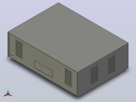 TNS1-1.5～4.5自动交流稳压器三维模型202012