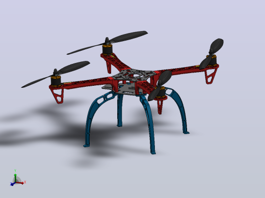 无人机的3D模型