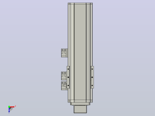 MT75BS半封闭丝杆滑台[MT75BS.L#.150.BM.P10.C3]俯视缩略图