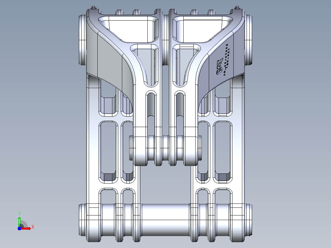 FEA 模拟前视图