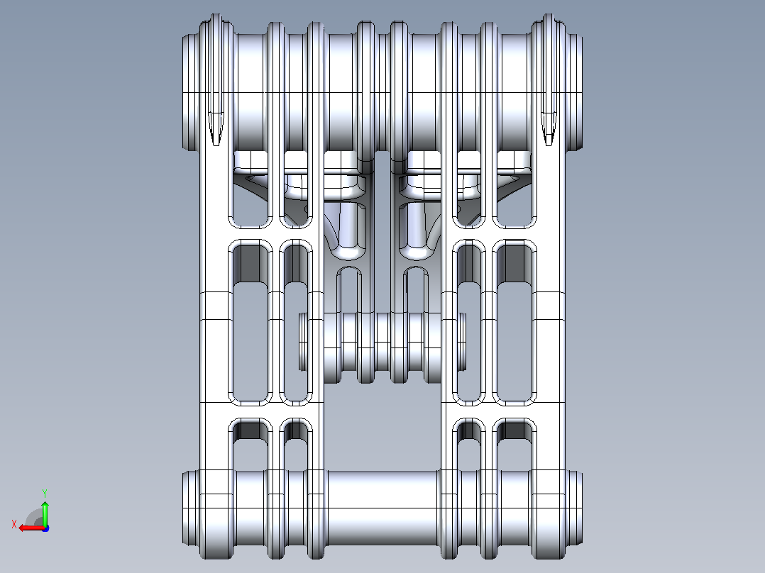 FEA 模拟后视图