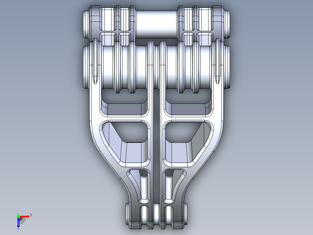 FEA 模拟俯视图