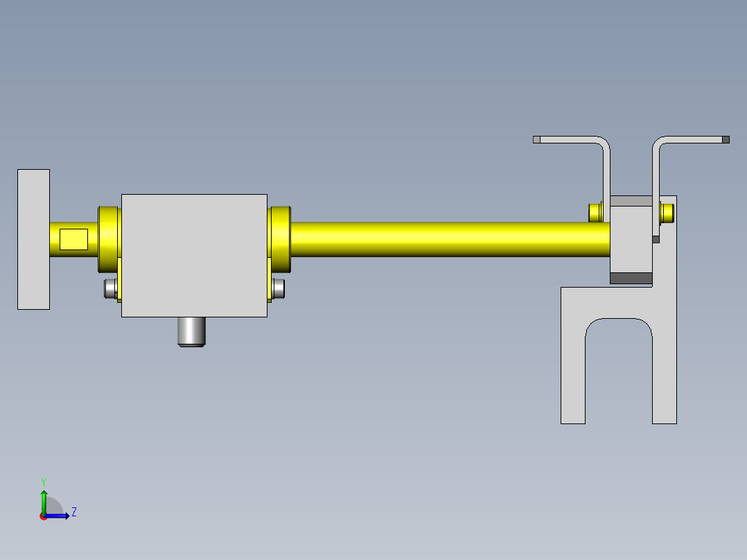 长冲程切断机构左视图
