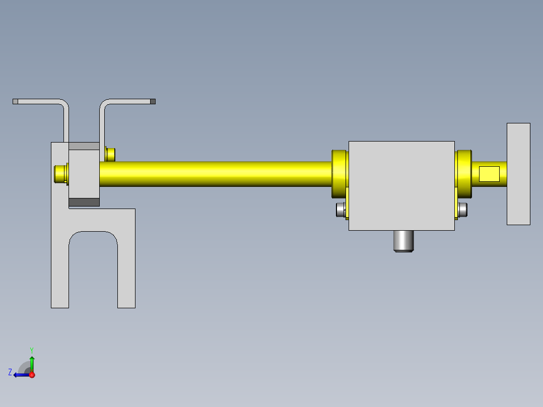 长冲程切断机构右视图