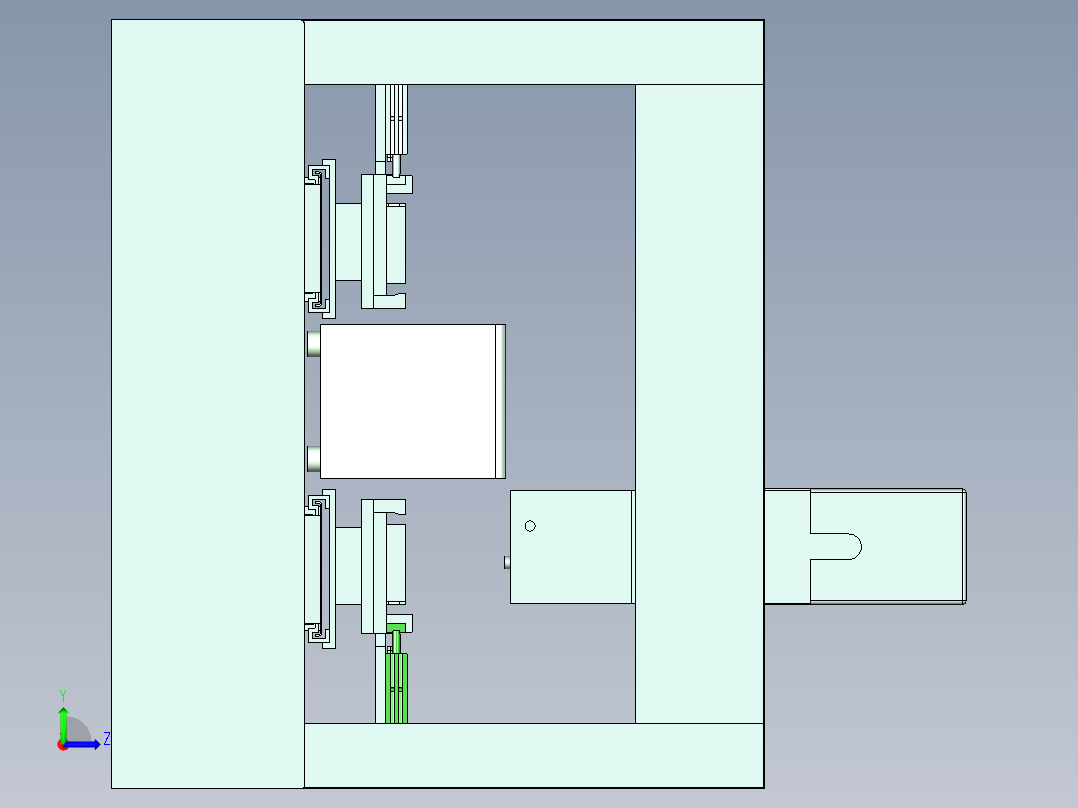 11自动锁螺丝机左视图