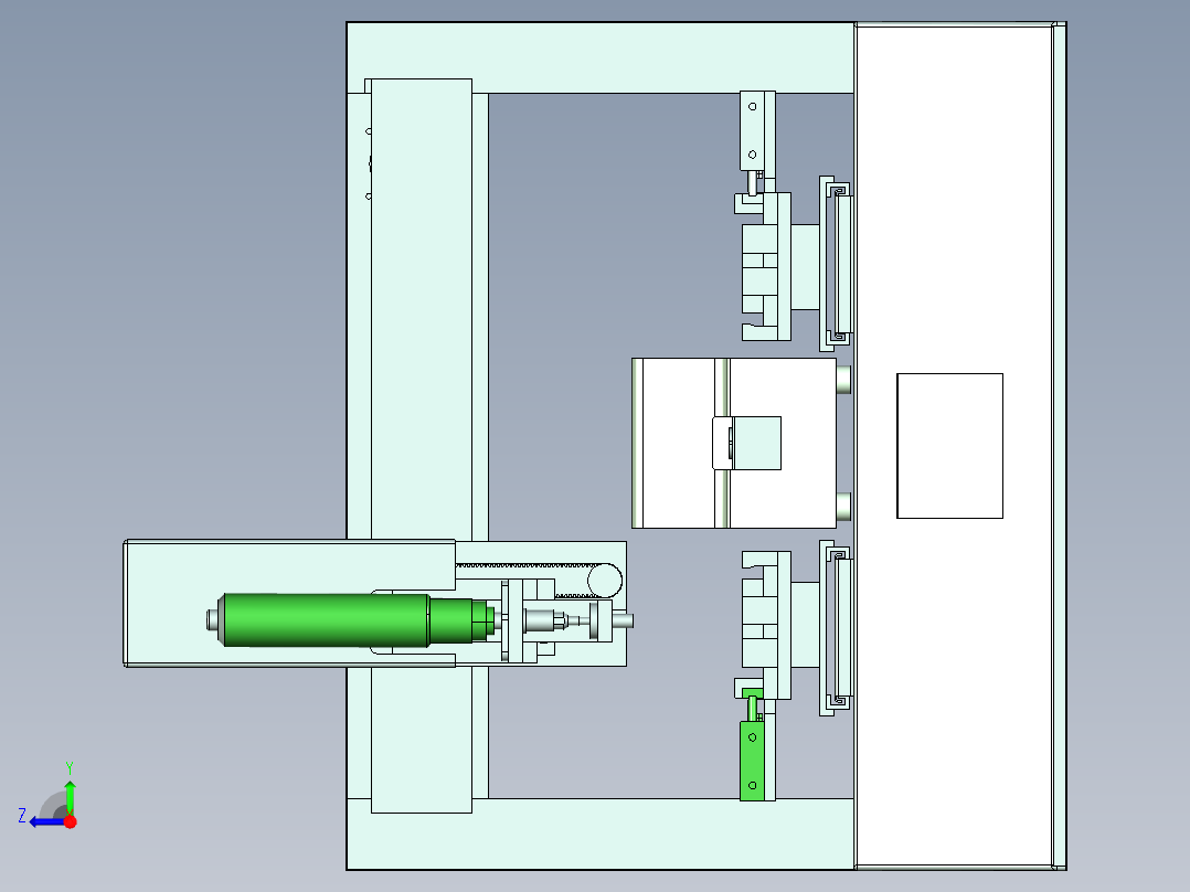 11自动锁螺丝机右视图