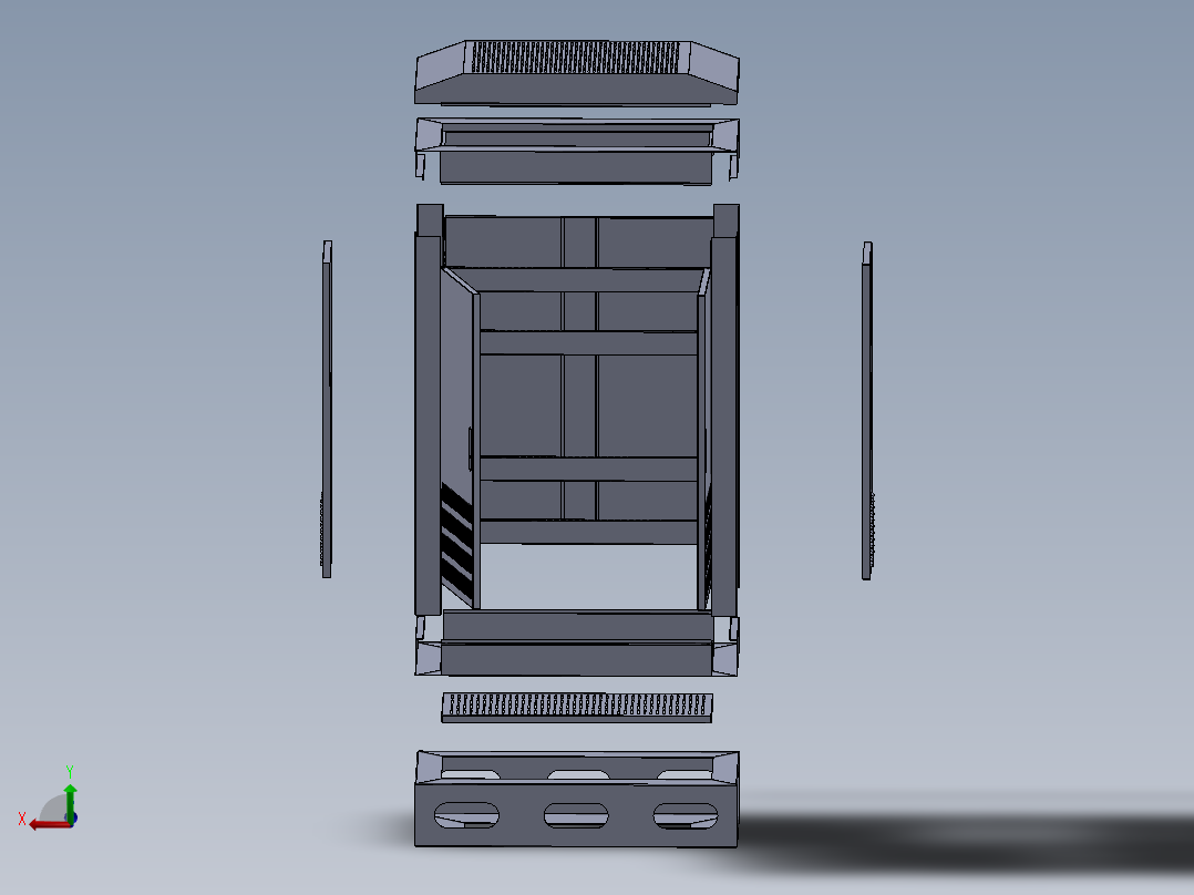 机箱内含图纸电控箱含特征