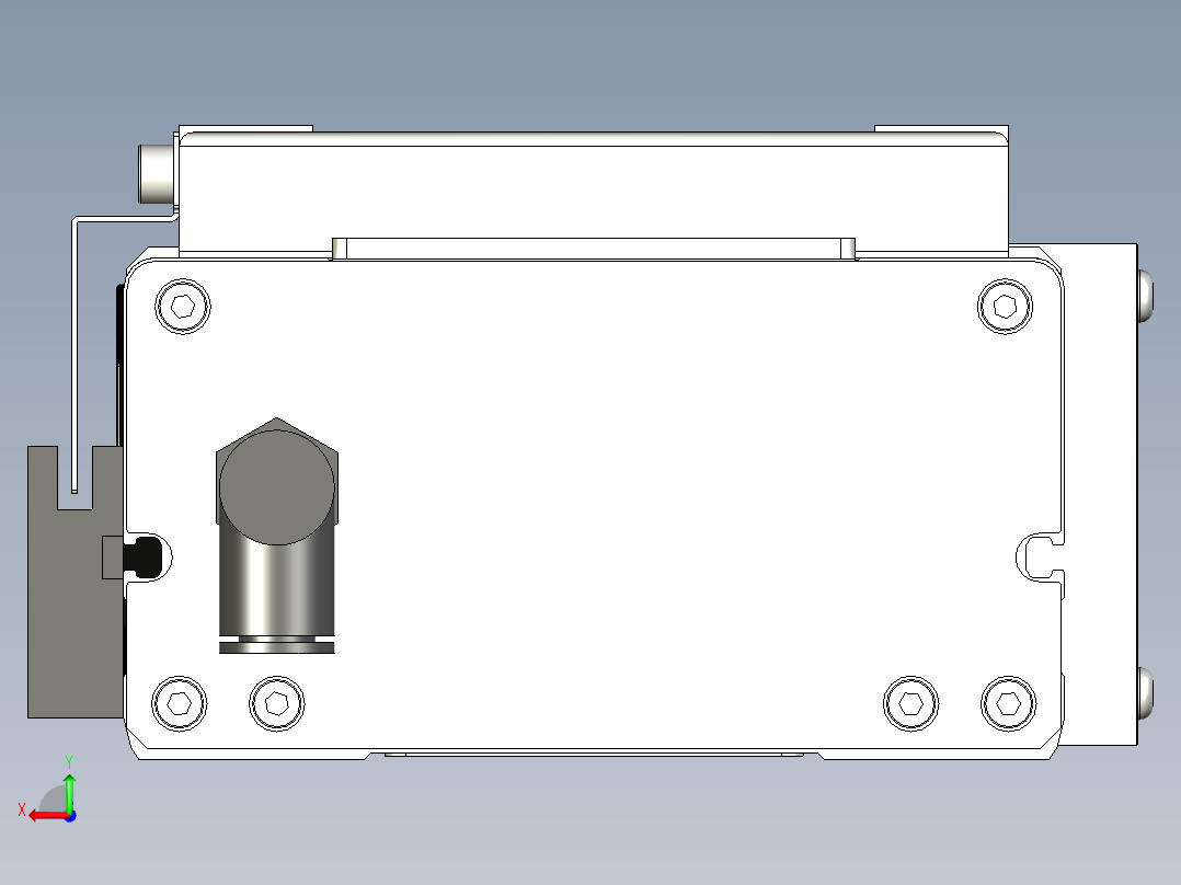 Toyo东佑达直线模组-ECB14-1300-L后视图