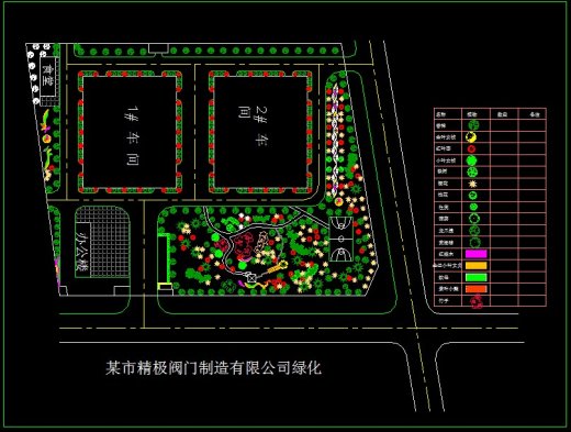 XS093-工业区厂房区规划绿化CAD平面图146套缩略图