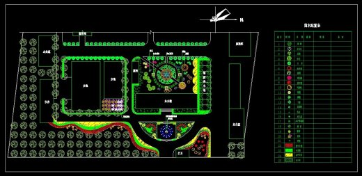 XS093-工业区厂房区规划绿化CAD平面图146套缩略图
