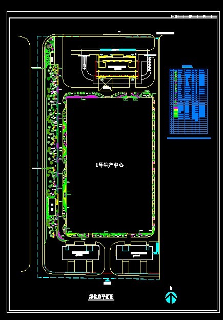 XS093-工业区厂房区规划绿化CAD平面图146套