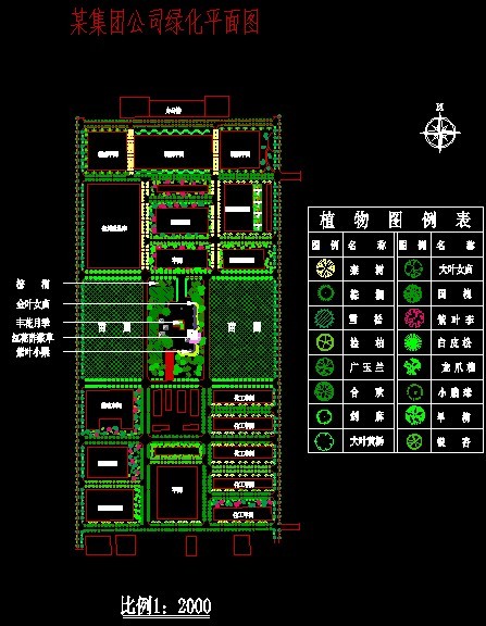 XS093-工业区厂房区规划绿化CAD平面图146套