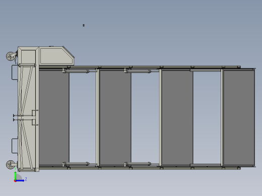 液压式光伏折叠升降机 左视缩略图