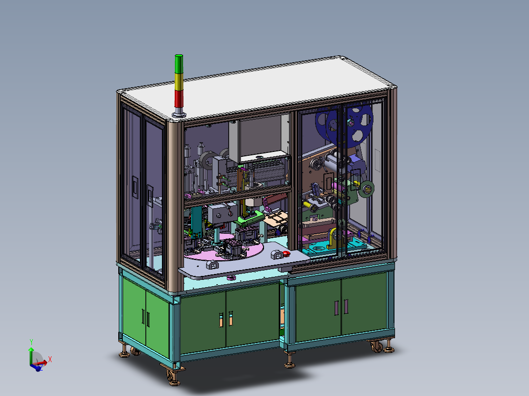 B5_全自动苹果6贴膜机、非标自动化设备