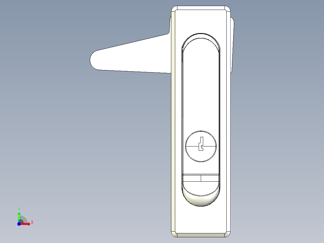 钣金锁-MS730前视图