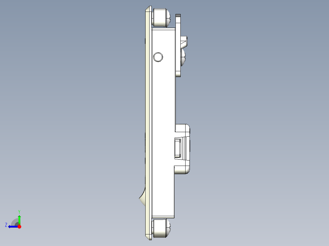 钣金锁-MS730右视图