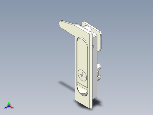 钣金锁-MS730正等轴测缩略图