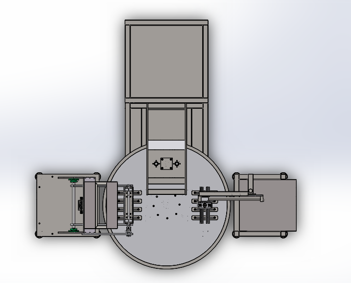 自动转盘高频吸塑包装机