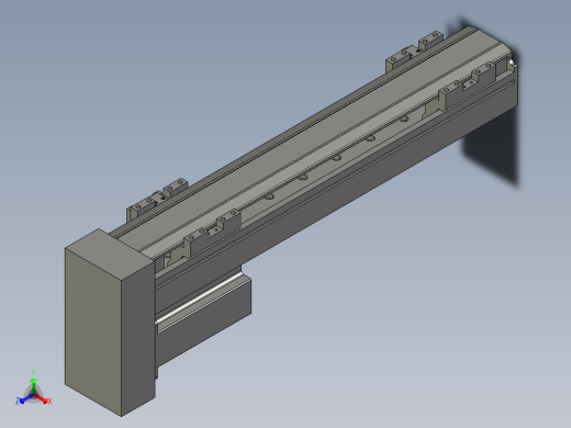 直线模组LHA6-S300-D-200W(16丝杆)设计图纸