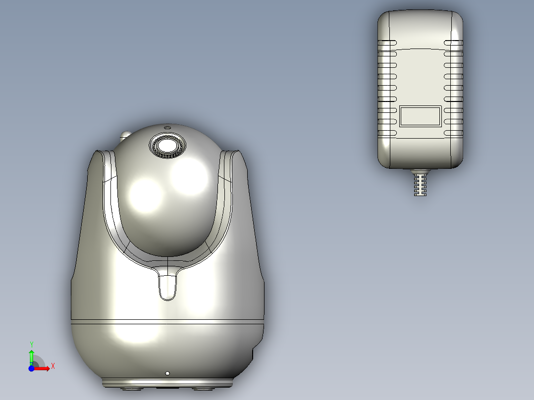 无线网络摄监控前视图
