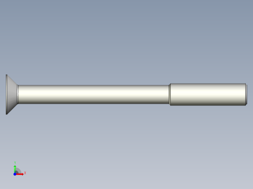 沉头螺钉-Screw_-M20-L216_70-36-25-45_-Cross_Countersunk.stp前视缩略图