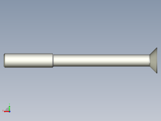 沉头螺钉-Screw_-M20-L216_70-36-25-45_-Cross_Countersunk.stp后视缩略图