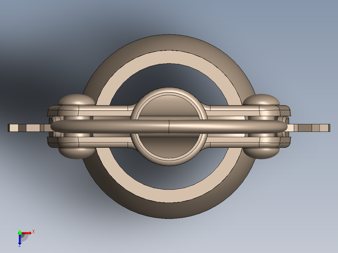 螺旋开瓶器4俯视图