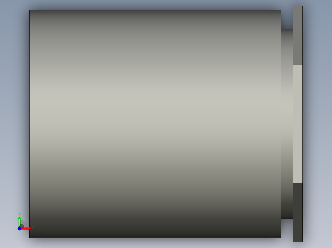 船舶管路系统SeaCor_ReducerCoupling_SxS_37J229248_2in x .75in前视图