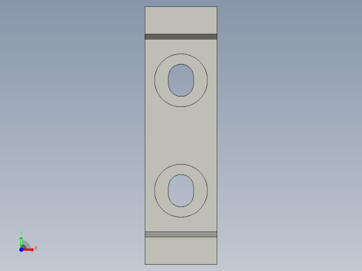 基恩士FS-V31C(P)_mount_kc图纸模型前视缩略图