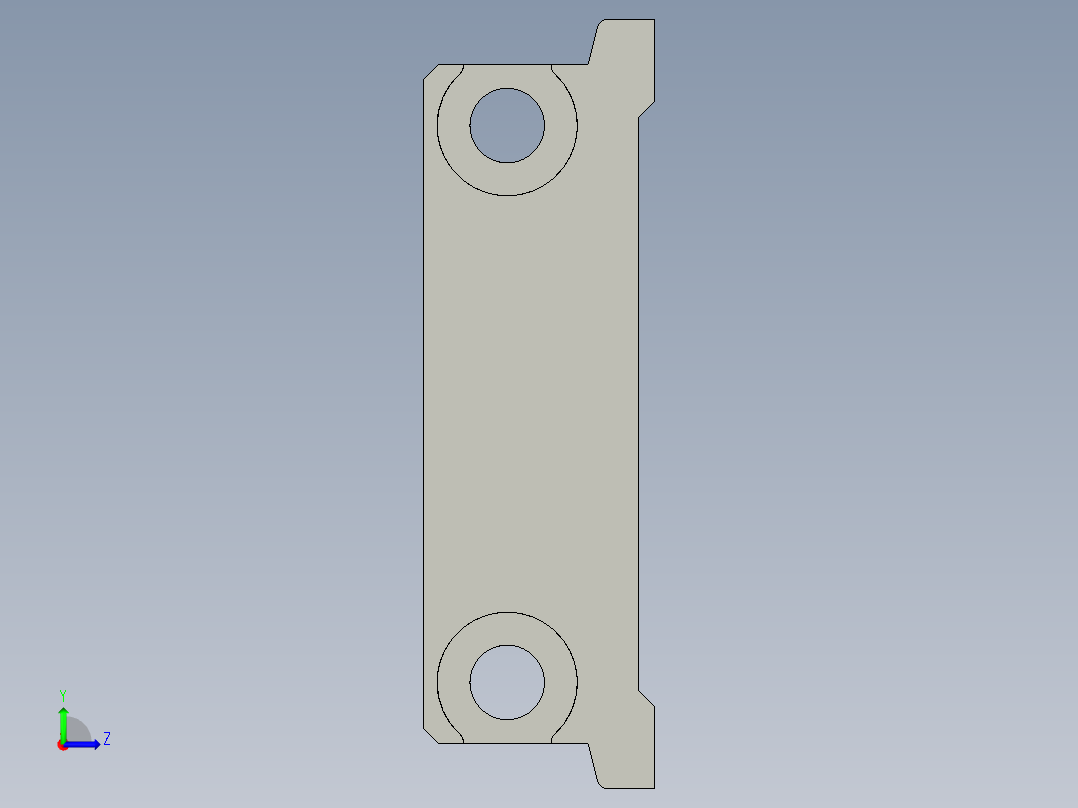 基恩士FS-V31C(P)_mount_kc图纸模型左视图