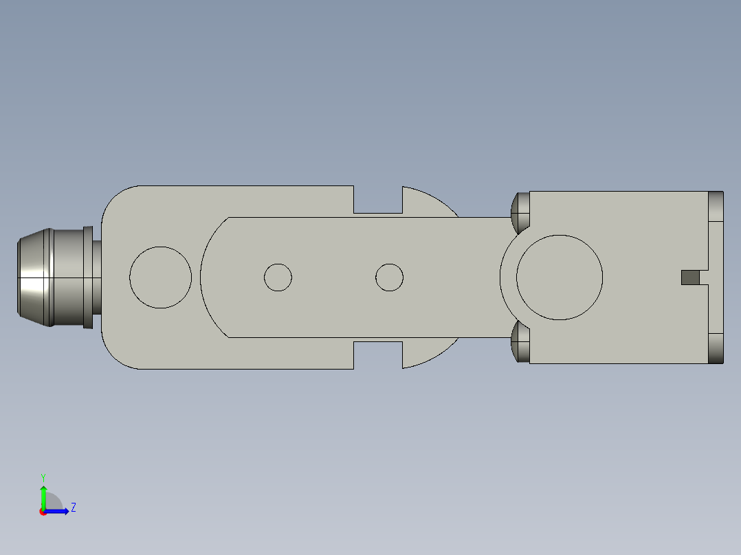 基恩士SJ-G108_kc图纸模型左视图