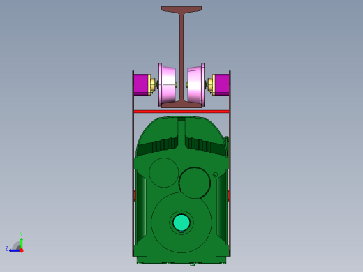 起重升降钢丝绳绞盘右视缩略图
