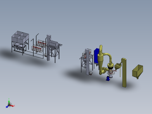 水泥制造厂 3D模型