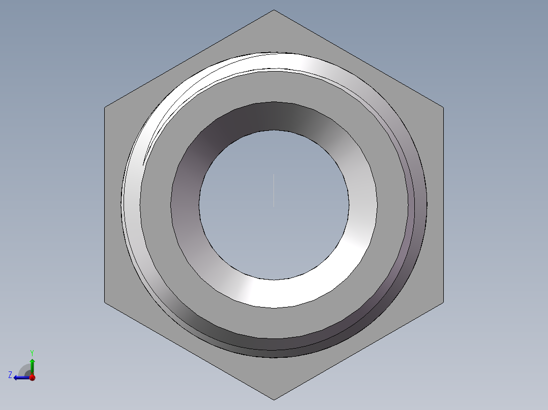 对丝-六角异径 DN10-DN8右视图