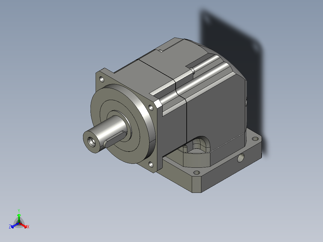 斜齿ZPGH115-L1 19-100-155-M10.STEP主视图