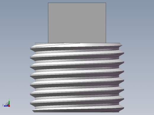 四角塞头 DN10右视缩略图