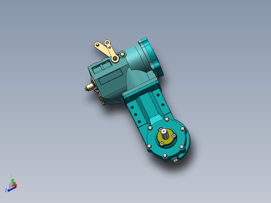 173微型耕耘机三维SW模型