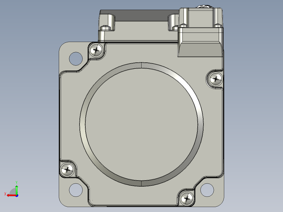 低压伺服电机MF5H-80CM30B2-512后视图