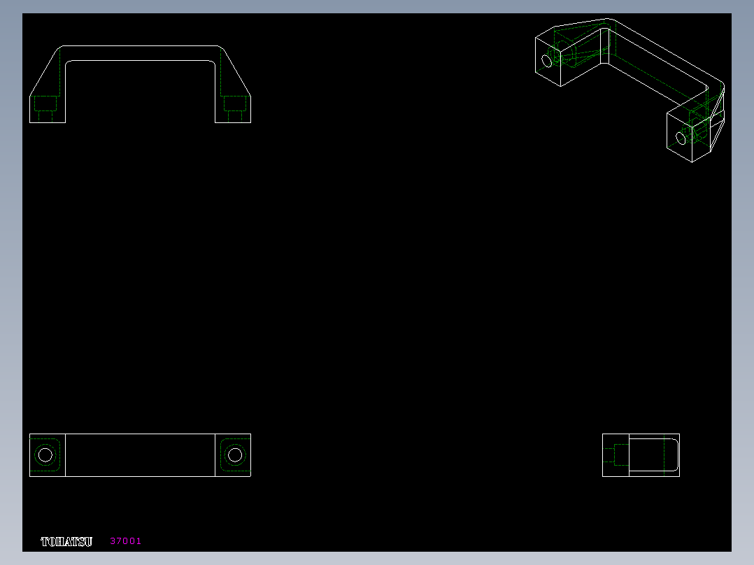 取手(塑膠)M.443-CH-2D多系列多零件图纸模型