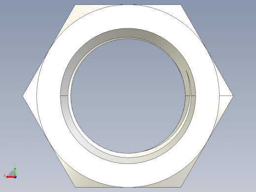 DIN 934 螺母-M80 Nut.STEP后视缩略图