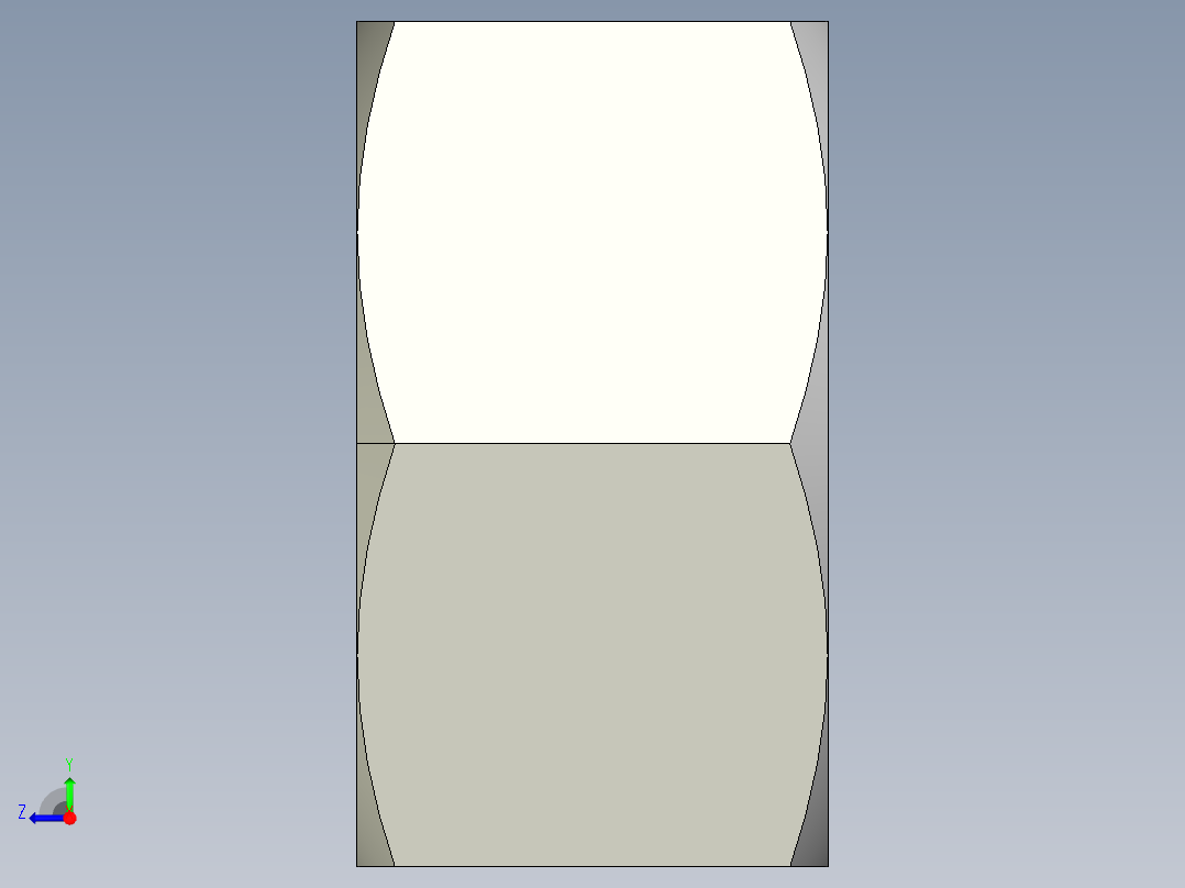 DIN 934 螺母-M80 Nut.STEP右视图