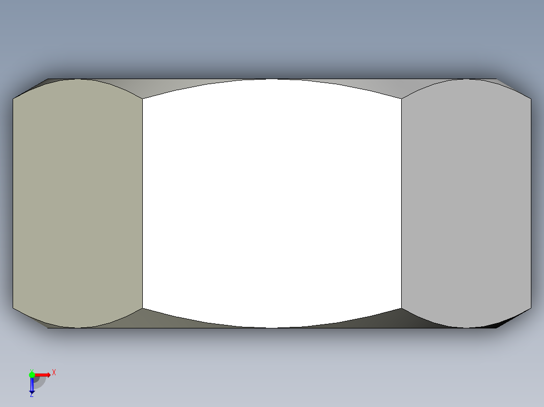 DIN 934 螺母-M80 Nut.STEP俯视图