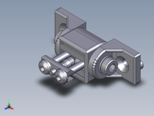 型材-BR 40X40 SWIVEL BEARING 3842532208正等轴测缩略图