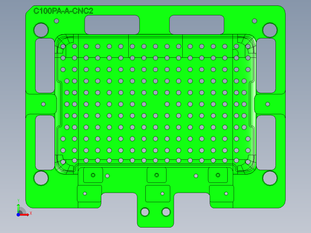 C100PA-A-笔记本CNC工装夹具三维模型CNC2-Gudingban-170526前视图