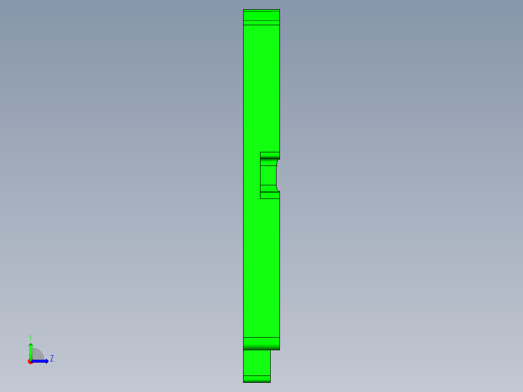 C100PA-A-笔记本CNC工装夹具三维模型CNC2-Gudingban-170526左视图