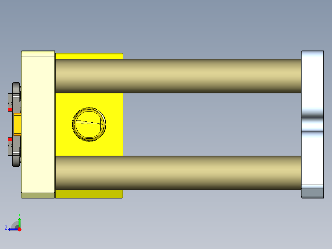 X3-笔记本CNC工装夹具三维模型CNC4-0923右视图