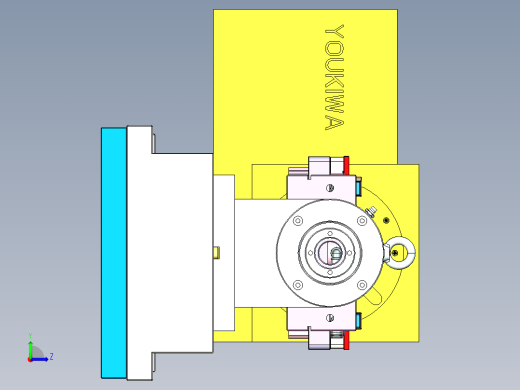 Z581C笔记本CNC工装夹具三维模型-CNC2-0819左视缩略图
